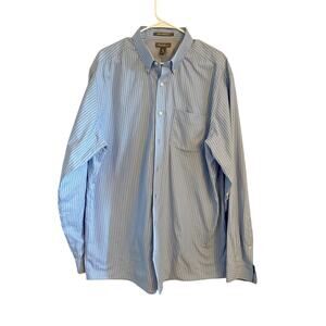 Eddie Bauer Men’s Long Sleeve Shirt TXL Tall Extra Large 100% Cotton